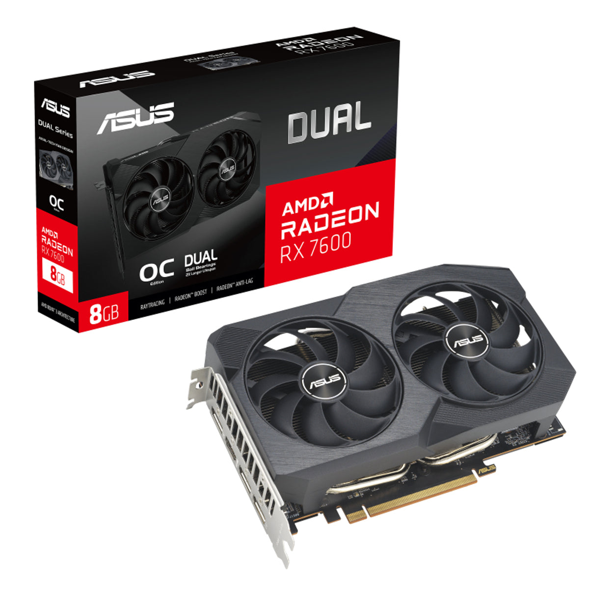 ASUS AMD Dual RX7600 O8G V2